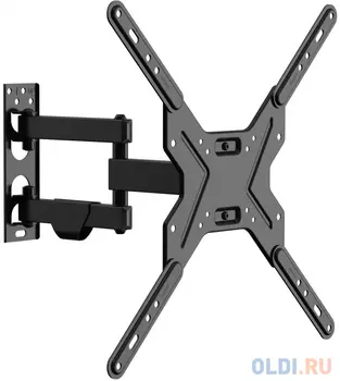 Кронштейн Wize WA47 черный для 26"-47" настенный от стены 60-370мм наклон +5/-10° VESA 400x400 до 25кг