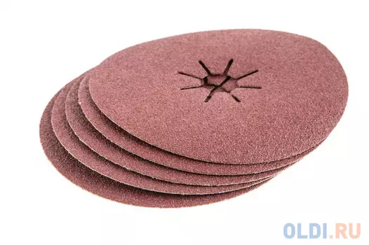 Круг шлифовальный фибровый Hammer Flex 243-006, 115мм, P100, 13000 об/мин, 80м/с (5шт)