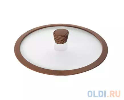 Крышка Nadoba Greta 751311 (28 см) прозрачный/коричневый