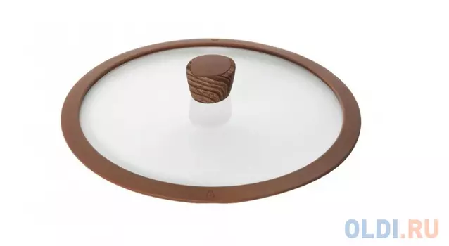 Крышка Nadoba Greta 751313 (24 см) прозрачный/коричневый