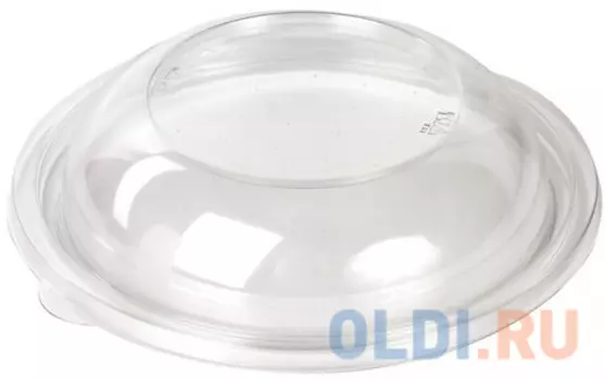 Крышки для одноразовых круглых контейнеров СпК-190 ДИ, комплект 75 шт., ПЭТ, контейнеры 605109, 605110