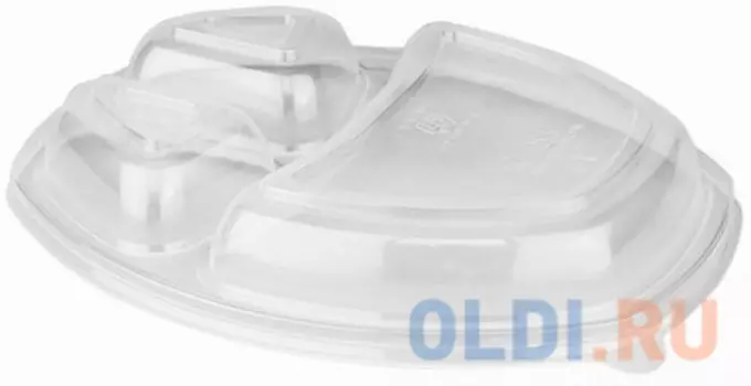 Крышки для одноразовых ланч-боксов СпК-257-3 (605094), комплект 70 шт., 257х202х35 мм, ПП, прозрачные