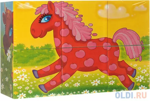 Кубики СТЕЛЛАР Герои сказок N23 6 шт 00823