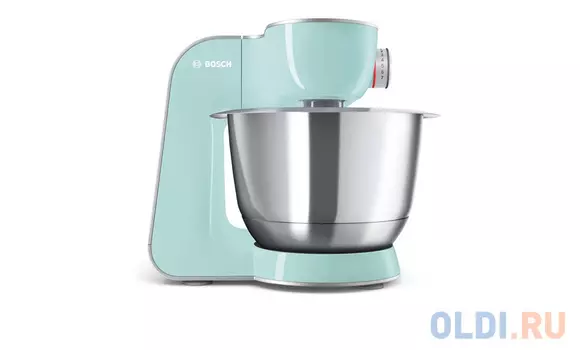 Кухонный комбайн Bosch MUM58020 серебристо-зеленый