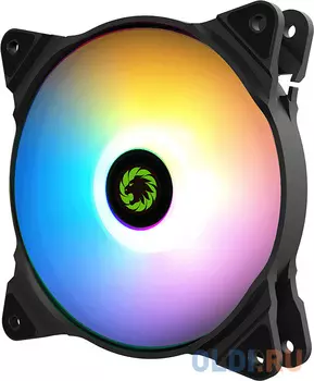 Кулер для корпуса ПК/ Gamemax FN-12Rainbow-C2, 12CM ARGB rainbow fan, 3pin+4Pin connector