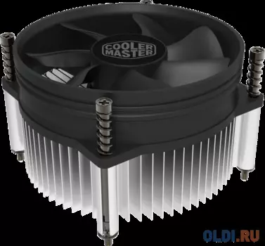 Кулер для процессора/ Cooler Master i50 STD LGA1700, FAN 9225 nonLED 2200RPM 3pin, All Aluminu, 85W-95W (Power Limit 100W)
