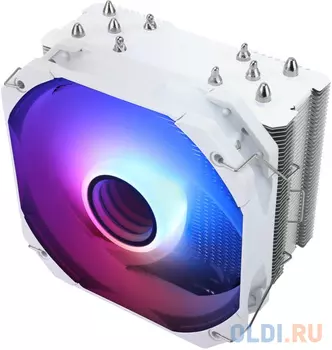 Кулер для процессора Thermalright Assassin King 120 MINI White ARGB V3, высота 135мм, 1500 об/мин, 26 дБА, белый, PWM, ARGB подсветка