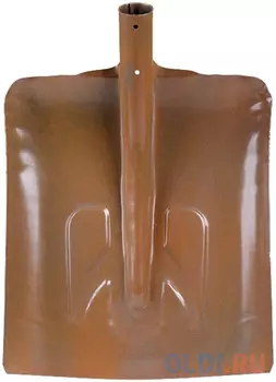 КУРС РОС Лопата для уборки снега тротуарная стальная без черенка 340х385 мм [68121]