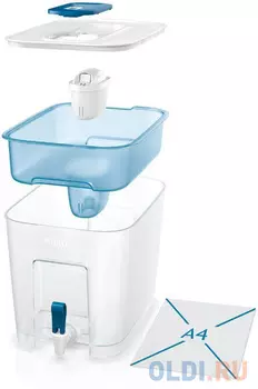 Кувшин Brita Flow MX+ Memo синий 8.2л.