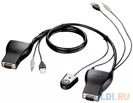 KVM-переключатель D-Link KVM-221/C1A 2-портовый KVM-переключатель с портами VGA и USB