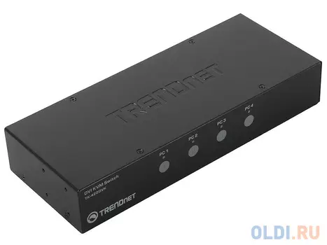 KVM-переключатель Trendnet TK-422DVK Комплект 4-портовый KVM-переключатель с выходом DVI