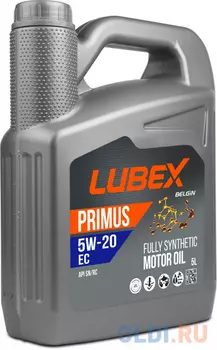 L034-1618-0405 LUBEX Синт. мот.масло PRIMUS EC 5W-20 SN+RC GF-5 (5л)