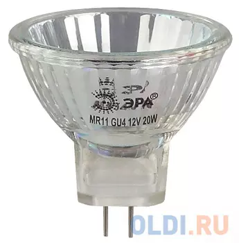 Лампа галогенная ЭРА GU4-MR11-20W-12V-30Cl (10/200/8400)