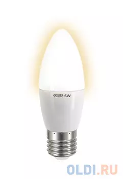 Лампа GAUSS LED Elementary Candle 6W E27 2700K арт.LD33216