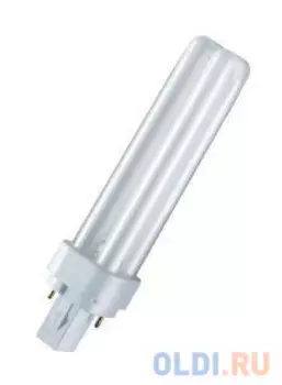 Лампа OSRAM DULUX D 18W/840 G24d-2 компактная 4050300012056