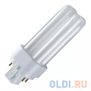 Лампа OSRAM DULUX D/E 18W/840 G24q-2 компактная 4050300017617