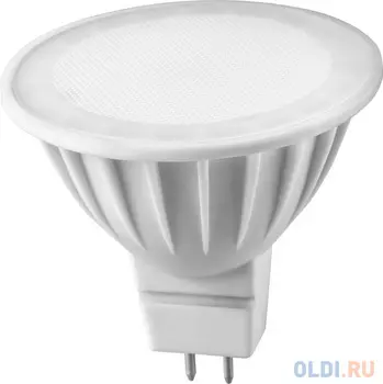 ЛАМПА СВЕТОДИОДНАЯ (LED) "ОНЛАЙТ" MR16 05W 4000 К GU5,3 ХОЛ. СВЕТ (10/200) 71 638