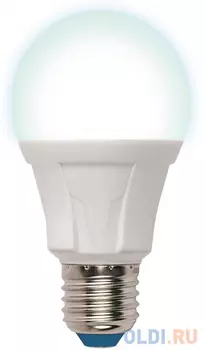 Лампа светодиодная груша Uniel LED-A60 13W/4000K/E27/FR PLP01WH E27 13W 4000K