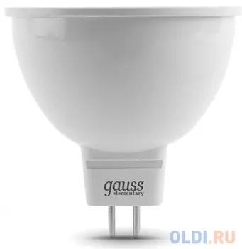 Лампа светодиодная полусфера Gauss 13537 GU5.3 7W 6500K