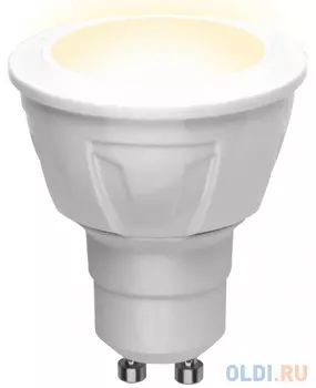 Лампа светодиодная полусфера Uniel LED-JCDR 6W/WW/GU10/FR PLP01WH GU10 6W 3000K UL-00002423