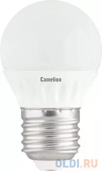 Лампа светодиодная шар Camelion LED3-G45/830/E27 E27 3W 3000K