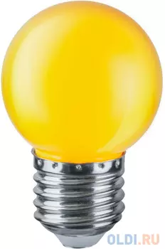 Лампа светодиодная шар Navigator NLL-G45-1-230-Y-E27 E27 1W 71830