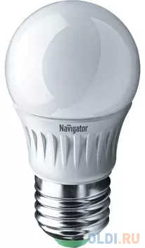 Лампа светодиодная шар Navigator NLL-G45-7-230-4K-E27 ( 94 469) E27 7W 4000K
