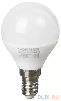 Лампа светодиодная шар Sonnen 453701 E14 5W 2700K