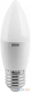 Лампа светодиодная свеча Gauss 33216 E27 6W 2700K