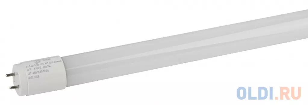Лампа светодиодная трубчатая Эра T8-10W-865-G13-600mm G13 10W 6500K Б0032975