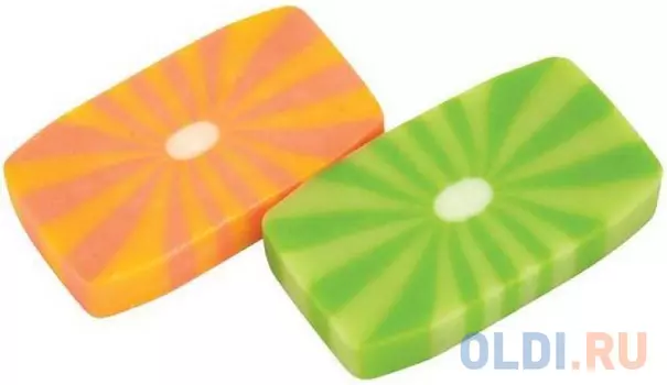 Ластик Action! Солнышко 1 шт прямоугольный AER24 в ассортименте