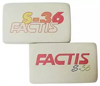 Ластик Factis S36/50 1 шт прямоугольный S36/50