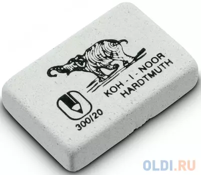 Ластик Koh-i-Noor Elephant 1 шт прямоугольный 300/20