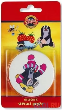 Ластик Koh-i-Noor КРОТ 6242/1 1 шт круглый