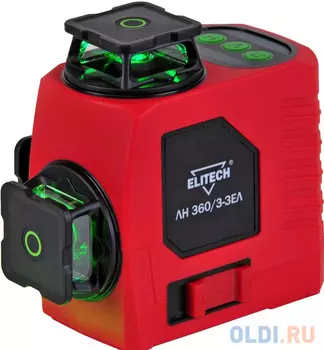 Лазерный нивелир Elitech ЛН 360/3-ЗЕЛ