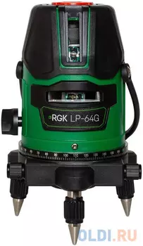 Лазерный построитель плоскостей RGK LP-64G дальность: 30/70 м, точность мм/м 1/5