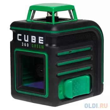 Лазерный уровень ADA CUBE 360 Green Ultimate Edition до20м ±3/10мм/м ±4° 535нм зеленый луч IP54