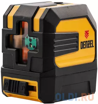 Лазерный уровень LX 03 Green, 30 м, 520 нм, резьба 1/4"// Denzel