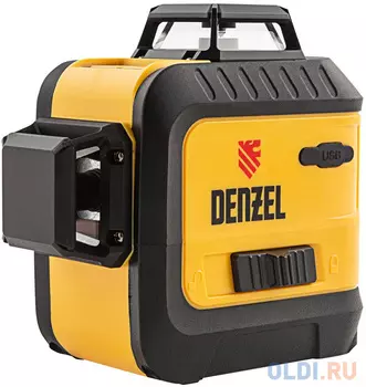 Лазерный уровень мультипризменный LX 360-3 Red, 30 м, 635 нм, акк. Li 2800 мАч, резьба 5/8"// Denzel