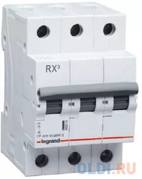 Legrand 419710 RX3 Авт.выключатель 4,5кА 25А 3П C