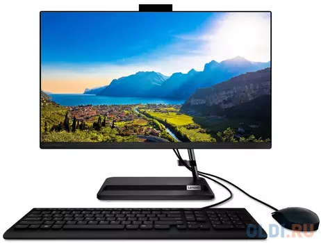 Lenovo IdeaCentre 3 22ITL6 All-In-One 21,5" i3-1115G4, 4GB DDR4 3200 SODIMM, 256GB SSD M.2, Intel UHD, WiFi, BT, USB KB&amp;Mouse, NoOS, Black, 1