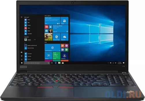 Ноутбук Lenovo ThinkPad E15-IML T Core i7 10510U/16Gb/SSD256Gb/AMD Radeon Rx 640 2Gb/15.6"/IPS/FHD (1920x1080)/Windows 10 Professional 64/black/WiFi/BT/Cam