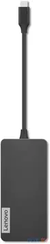 Lenovo USB-C 7-in-1 Hub - 2xUSB 3.0, 1xUSB 2.0, 1xHDMI 1.4, 1xTF Card Reader, 1xSD Card Reader, 1xUSB-C Charging Port, by pass to charge Notebook, MAX POW 15W(Max load for USB port)