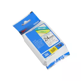 Лента Brother TZE151 24мм черный на прозрачной основе