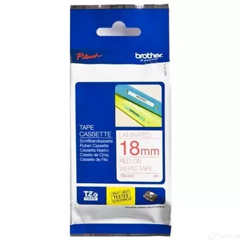 Лента Brother TZe242 белый (white) 8 м для Brother PT-D600VP/E550WVP/E300VP/P700/P750W/P900W/2430PC/2700VP/9700PC/D450VP