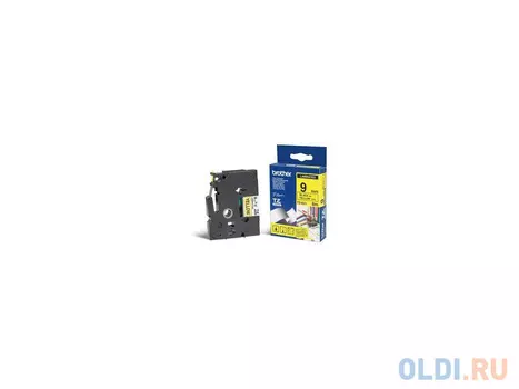 Лента Brother TZE621 9мм черный на желтом
