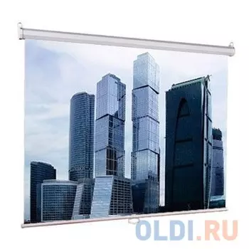 [LEP-100105] Настенный экран Lumien Eco Picture 160х160 см Matte White, восьмигранный корпус, возможность потолочн./настенного крепления