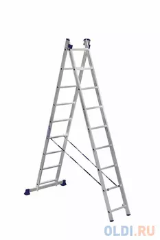 Лестница-стремянка Алюмет H2 5209 9 ступеней