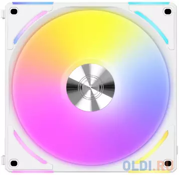 Lian Li G99.14ALV21W.R0 Вентилятор UNI FAN AL140 V2 White /UF-AL140V2-1W/ 140х140х28мм (PWM, ARGB, 250-1600 об/мин, 26.8dBa)