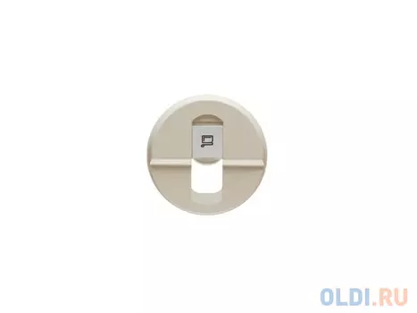 Лицевая панель Legrand Celiane для розетки RJ45 слоновая кость 66235